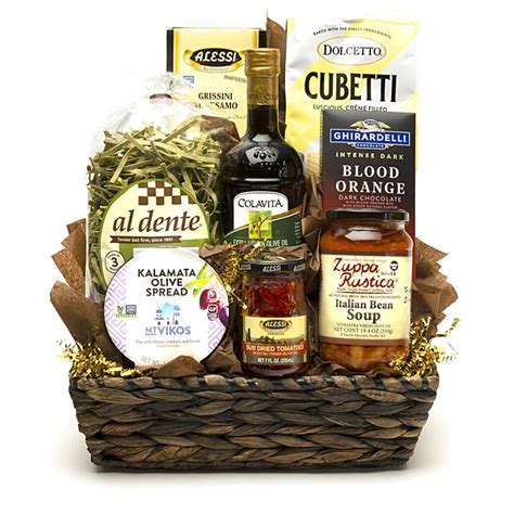 Italian Feast T Basket Pasta Olive Oil Cookies Daves Ri