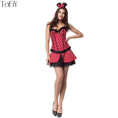 tafiy minnie mouse halloween costumes for women sexy minnie mouse costume cosplay sexy fantasy