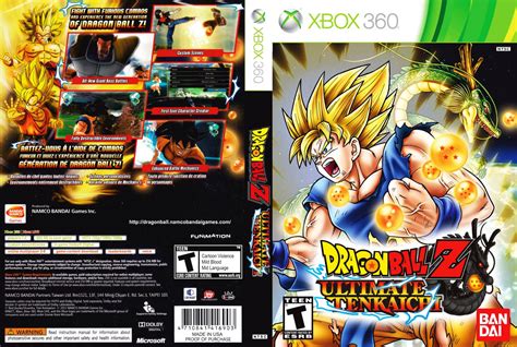Last db game from spike. Dragon Ball Z Ultimate Tenkaichi - XBOX 360 Game Covers - Dragon Ball Z Ultimate Tenkaichi DVD ...