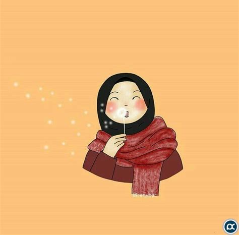 Buat chat kamu lebih asyik dengan hijab gaul stiker :d. hijab art #hijabart Hijab illustration art #hijab #hijabart #illustration #kapalıkız # ...