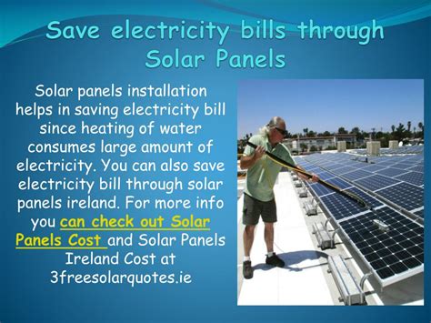 Ppt Save Electricity Bills Through Solar Panels Powerpoint