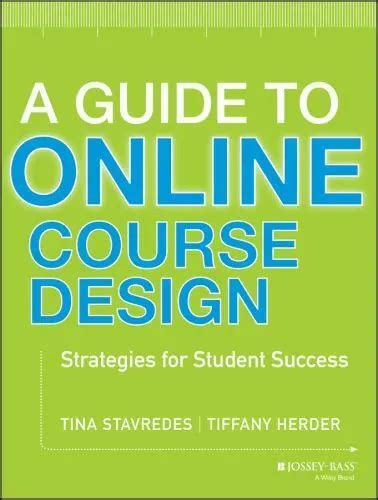 A Guide To Online Course Design Strategies For Student Success By