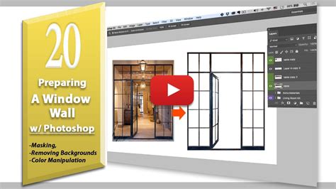 20 Window Wall Frame Preparation Concept Board Essentials Photoshop