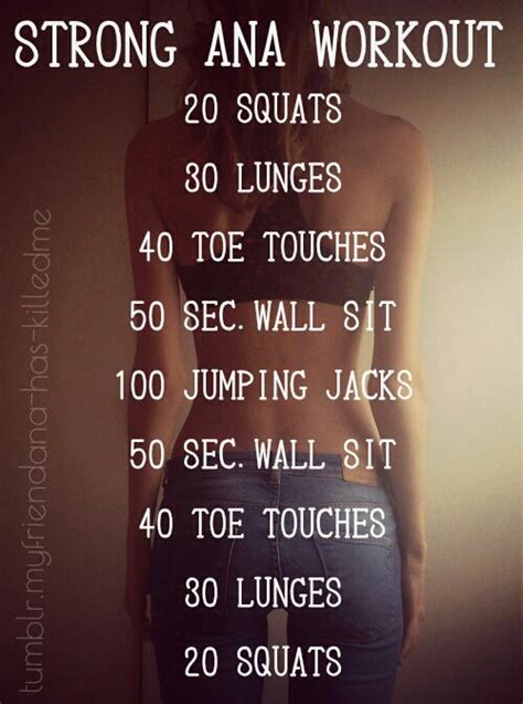 Thinspo On Twitter Some Of My Fave Workouts Thinspo Proana