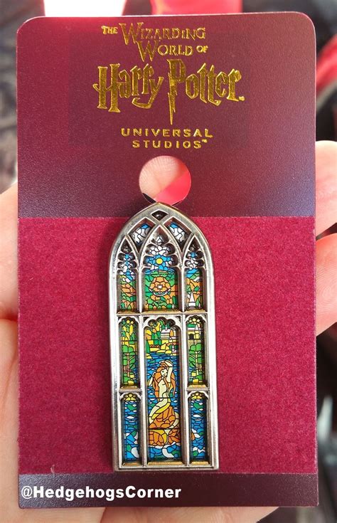 Wizarding World Of Harry Potter Trading Pin Mermaids Stain Glass Window