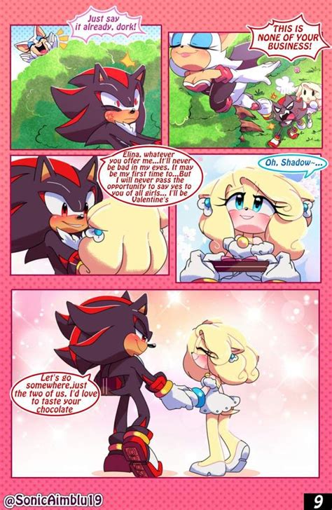 Comic Late Valentines Comic Sonic The Hedgehog Amino Sonic Funny Sonic And Shadow Sonic