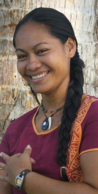 Portrait Of A Pretty Samoan Girl Samoan Women Beautiful Beautiful