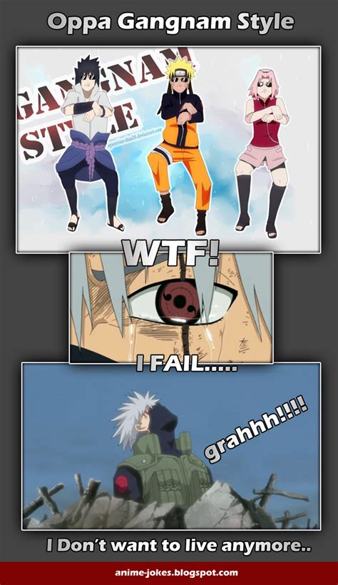 Naruto Oppa Gangnam Style Anime Jokes Collection