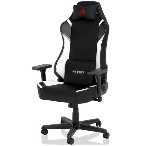 Buy Nitro Concepts X1000 Gaming Chair Black White Nc X1000 Bw Pc