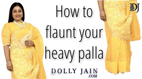 Drape Seedha Palla Saree In A Different Style Dolly Jain Sidha Pallu