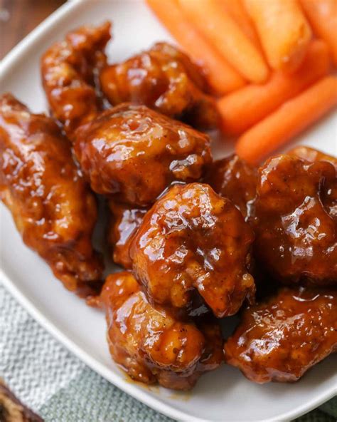 One thing i don't love is spending $75 on one meal (yes, that price includes a couple of bee. Honey Bbq Boneless Wings Recipe | Besto Blog