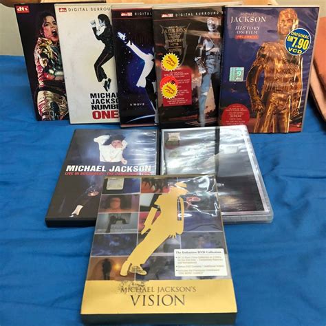 Michael Jackson Dvd Collection Hobbies And Toys Music And Media Cds