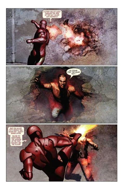Extremis Armor Recipro Burst Superior Iron Man Marvel Comic Art
