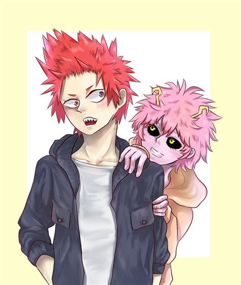 Kirishima X Ashido Kirishima Eijirou Ashido Mina Boku No Hero