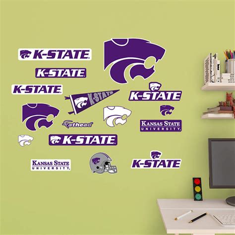 Kansas State Wildcats Team Logo Assortment Wall Decal Shop Fathead
