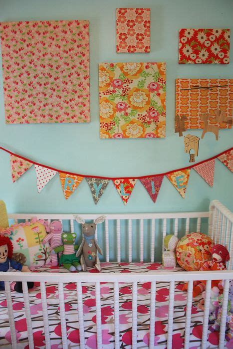 Fabric Ideas Nursery Diy Projects Stylish Nursery Eclectic Nursery
