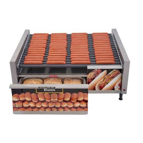 Star 75scbde Grill Max 75 Hot Dog Roller Grill With Electronic Controls