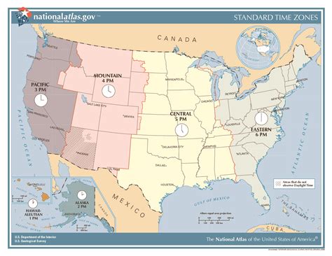 Pdf Time Zone Map Of The Usa Whatsanswer