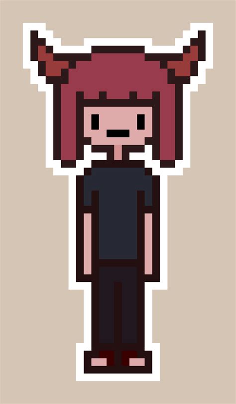 One Of My Pixel Art Characters Also I Need Ideas For Stuff To Draw R