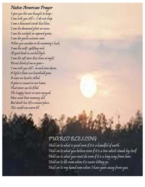 Native American Prayer And Pueblo Blessing Native American Pinterest