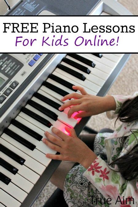 Learn To Play The Piano Online True Aim Free Piano Lessons Piano