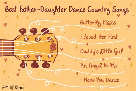 Daddy's song is harry nilsson at his best, flipping adversity into art and stashing grievous anger inside of an arrangement so peppy you could miss the real story for all the literal bells and whistles. Country Songs for Father-Daughter Dances