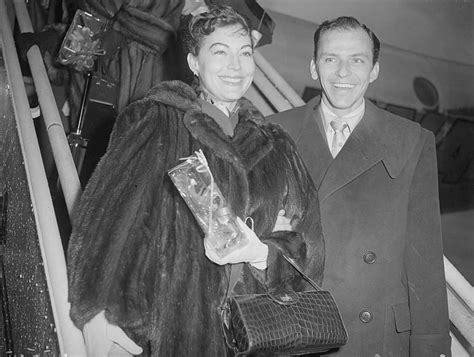 Frank Sinatra And Ava Gardner At The Airport Source