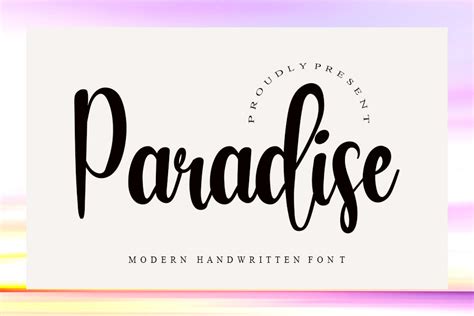 Paradise Font By Kin Studio · Creative Fabrica
