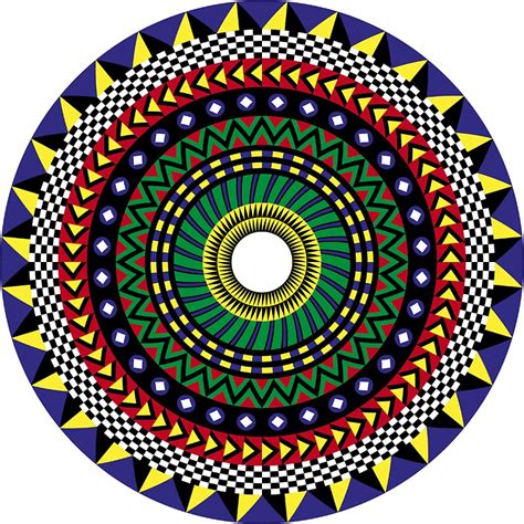 Trippy Mandala Stickers By Dukepope Redbubble