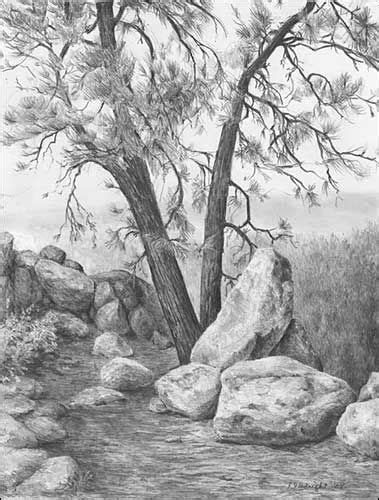 Landscapes Graphite Pencil Drawings By Diane Wright Landscape Pencil Drawings Landscape