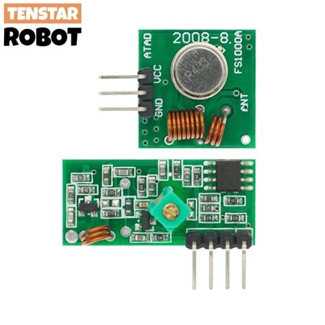 Ask 433mhz Rf Wireless Transmitter Module And Receiver Kit 5v Dc For