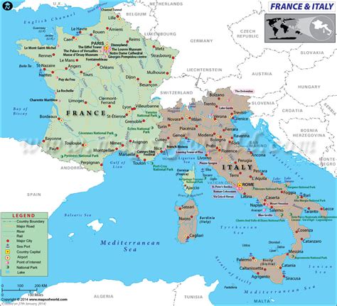 Italy Spain Map Map Of Gems Of Italy France And Spain Italy Map