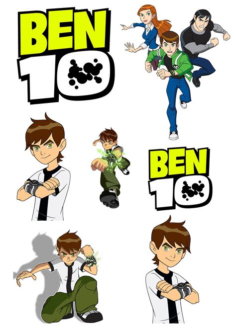 Set Of 7 Stickers Stickers Ben 10 Ben Ten Comics Styles Etsy