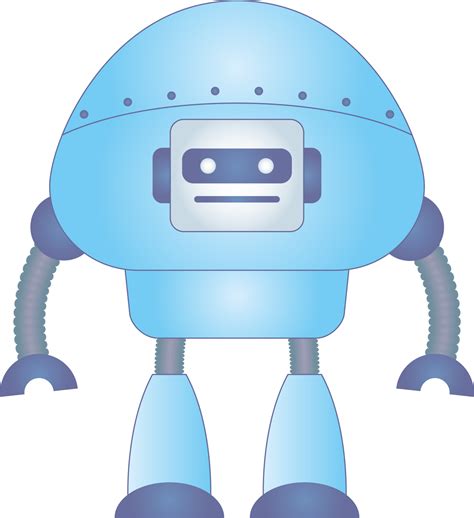 Free Funny Blue Robot 18869424 Png With Transparent Background