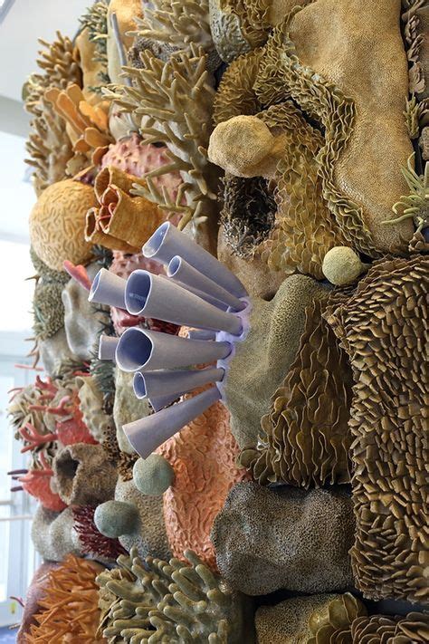 This Large Scale Ceramic Coral Reef Sculptural Installation Is The