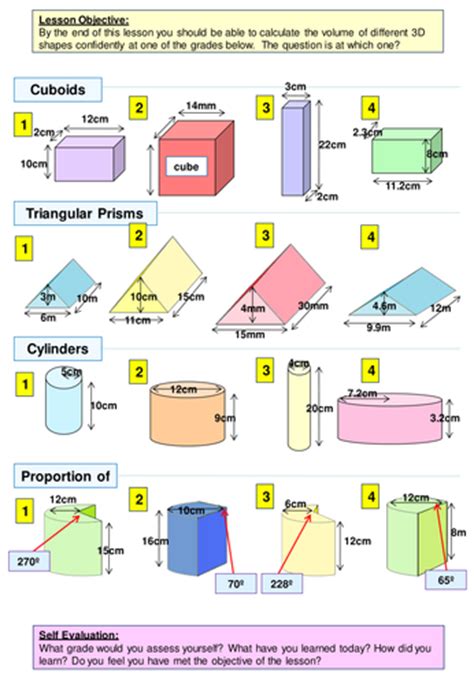 Volume Of Irregular Prisms Worksheet