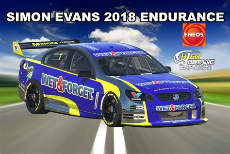 Simon Evans Wet And Forget Racing 2018 By Matt Heywood Trading Paints