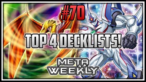 Top 4 Decklists Meta Weekly 70 Yu Gi Oh Duel Links Youtube