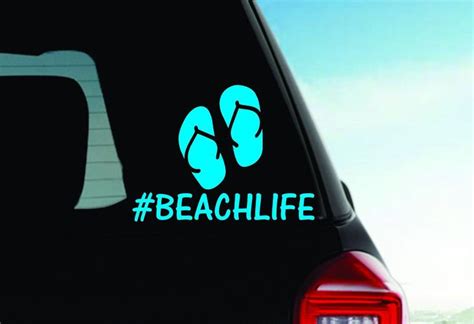 beach life bumper sticker beach car decal beach life etsy canada bumper stickers vinyl