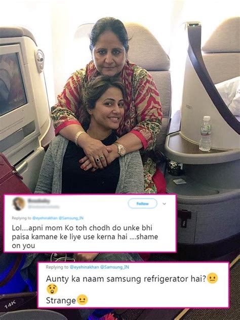 Hina Khan Gets Trolled After Tagging A Brand On Her Twitter Post For Mother S Day
