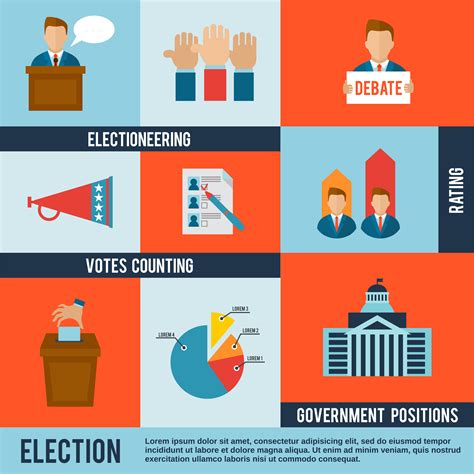 Candidate ranking, election candidates, election rating. Election Icon Flat - Download Free Vectors, Clipart ...