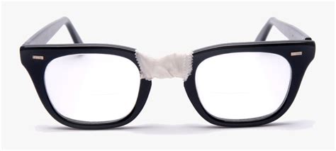 Black Frame No Lenses Classic Taped Nerd Glasses Costume Accessory