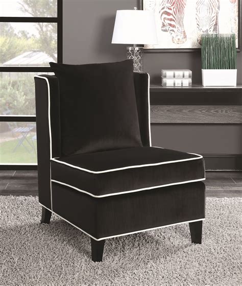 Bringing A Pop Of Style With Black And White Accent Chairs Dhomish