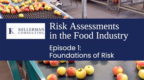 Risk Assessment In The Food Industry Episode Foundations Of Risk