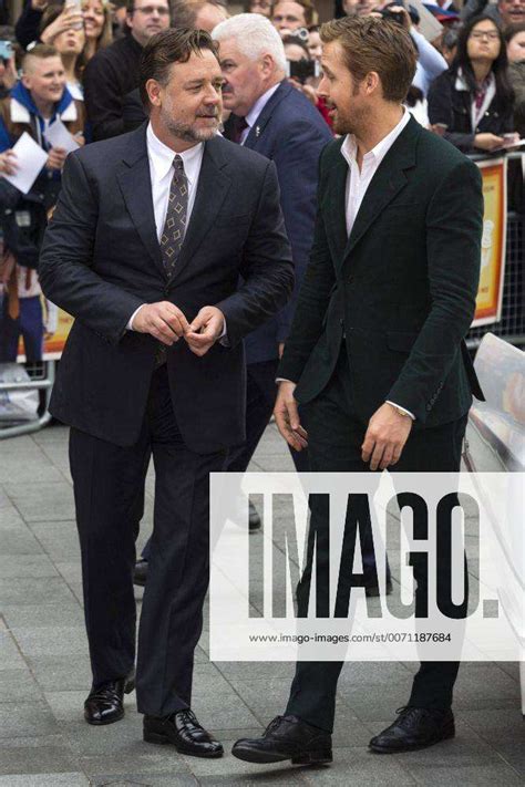 May 19 2016 London London Uk Russell Crowe And Ryan Gosling