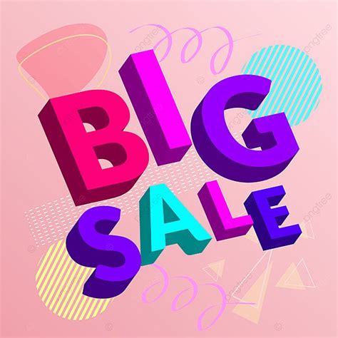 Big Sale Banner Vector Hd Png Images Colorful Big Sale Banner Sale