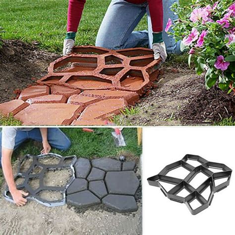 Diy Paving Moulds How To Lay Concrete Pavers Using A Mold Youtube