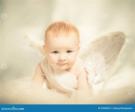 Baby Angel Stock Photo Image Of Wings Portrait Caucasian 27849672