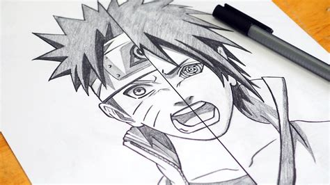 Aggregate More Than 116 Naruto Half Face Drawing Best Vn