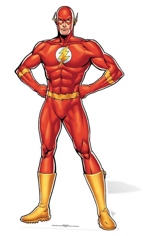 The Flash Comic Style Dc Comics Cardboard Cutout Standee